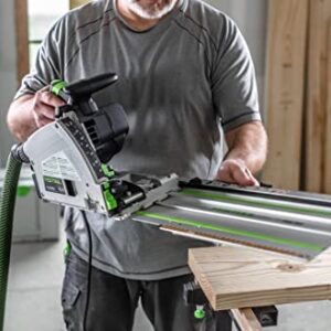 Festool 577422 Plunge-Cut Track Saw TS 60 KEB-F-Plus-FS US with 55-Inch (1400mm) Guide Rail