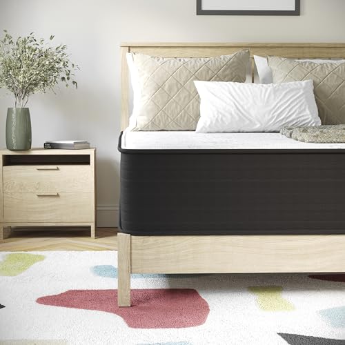 Flash Furniture Dream 12" Hybrid Spring and Foam Mattress in a Box, High Density Foam and Spring Hybrid Mattress, Full