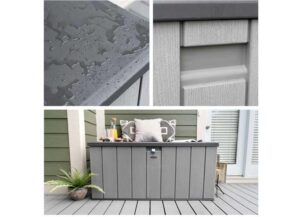 lifetime lft60340 150 gal outdoor storage deck box