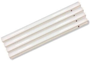 e2 lighting 4ft led light strip, 40w linear with emergency battery, 3 cct tunable 3500k/4000k/5000k, dimmable, ideal for warehouse use-4 pack