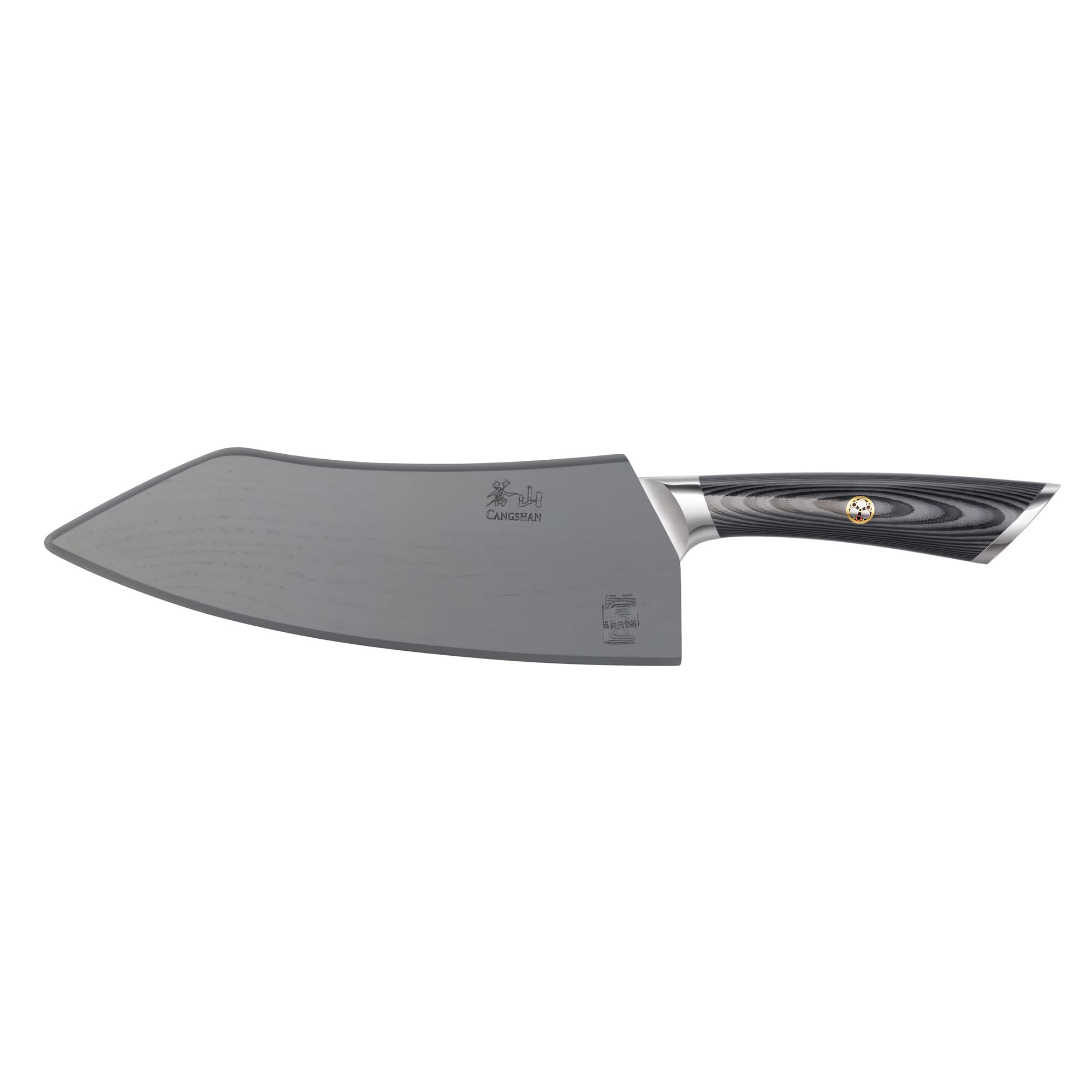 Cangshan NAKA Series X-7 Steel Forged Rocking Chef's Knife with Sheath (8-Inch)