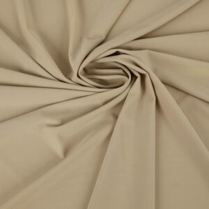 matte nylon spandex fabric 4 way stretch tricot milliskin for sewing swimsuit activewear - 60 inch wide (nude, 2 yards)