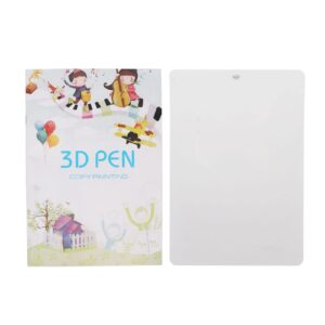 soobu 3D Pen Paper Stencils, 40 Patterns Portable Size 3D Printer Drawing Paper Easy to Use for Teamwork