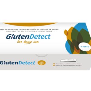 Gluten Detect at-Home 2 Pack Stool Test to Monitor Past Gluten Exposure in The Gluten Free Diet to Prevent Future Gluten Related Symptoms