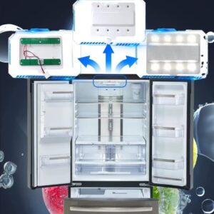 W11043011 Refrigerator LED Light Module for Whirlpool WRF555SDFZ08 WRF555SDHV01 WRF555SDHV02 WRX735SDBE02 WRX735SDBH02