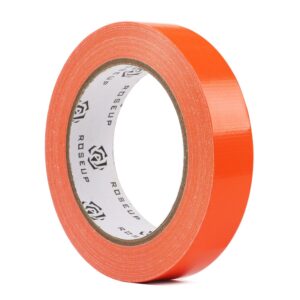 roseup duct tape 1 inch tape, tear by hand & waterproof,great for packaging, arts & crafts, color-coding, and diy projects, 1 inch x 30yards, orange