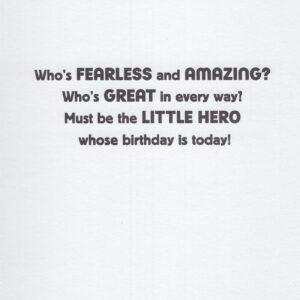 Spidey and His Amazing Friends Spider-Man Spiderman Happy 3rd Third Birthday Card (Age 3) - Who's FEARLESS and AMAZING? Who's GREAT in Every Way? Must Be the LITTLE HERO Whose Birthday is Today!