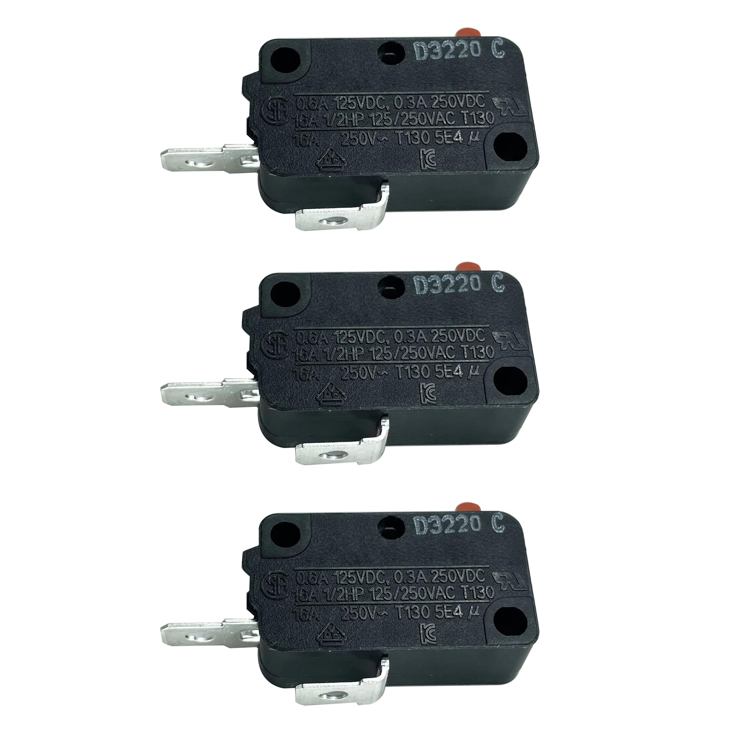 LONYE DA34-00011B Refrigerator Dispenser Switch Replacement for Samsung Refrigerator 3B73362F SZM-V16-FA-63 AP4141015 (Pack of 3)