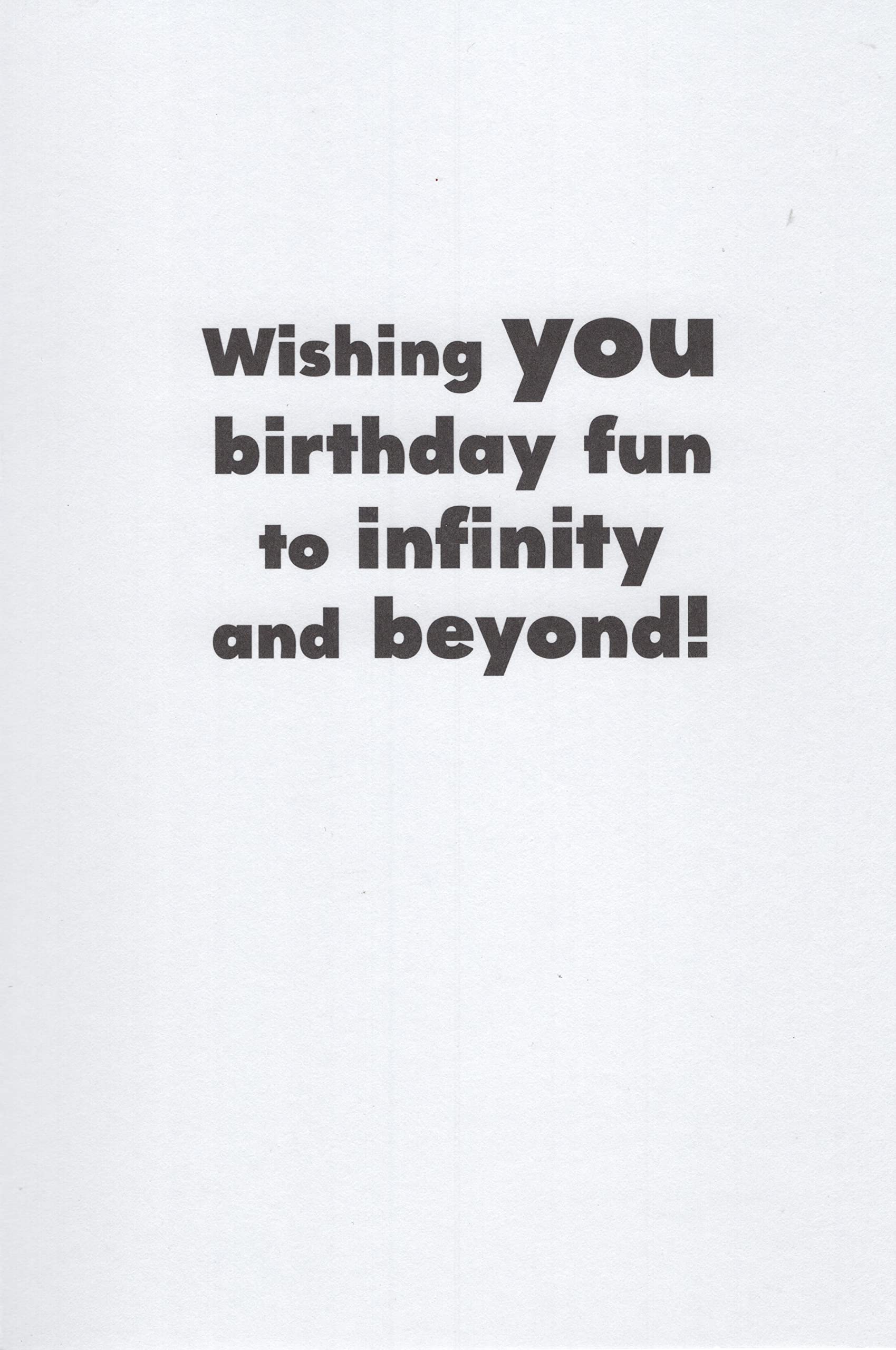 Heartline Buzz Lightyear Happy 2nd Second Birthday Card (Age 2) - Wishing You BIRTHDAY FUN to INFINITY and BEYOND!