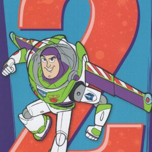 Heartline Buzz Lightyear Happy 2nd Second Birthday Card (Age 2) - Wishing You BIRTHDAY FUN to INFINITY and BEYOND!