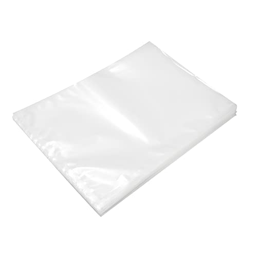 Restaurantware Fresh Hero 16 x 12 Inch Vacuum Sealer Bags 100 Food Storage Bags - 4 mil Thick Microwavable Clear Plastic Sous Vide Bags Freezable For Storing Food Or Sous Vide Cooking