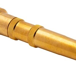 Rain Bird HENZLB5ADJ 5" Solid Brass Garden Hose End Water Nozzle, Lead-Free, Twist Adjustable Spray