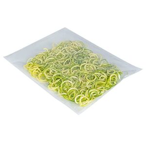 restaurantware fresh hero 16 x 12 inch vacuum sealer bags 100 food storage bags - 4 mil thick microwavable clear plastic sous vide bags freezable for storing food or sous vide cooking