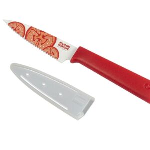 KUHN RIKON Colori®+ Serrated Knife 4" (tomato)