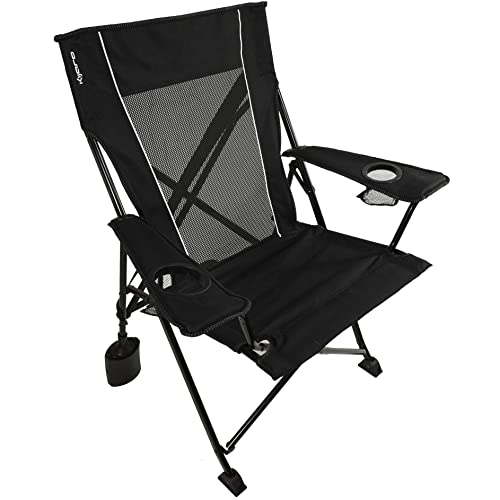 Kijaro Rok-it Sport Rocking Camping Chair, Vik Black