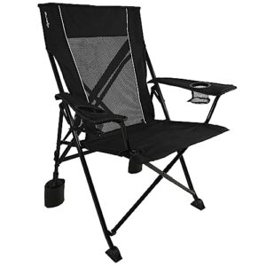 Kijaro Rok-it Sport Rocking Camping Chair, Vik Black