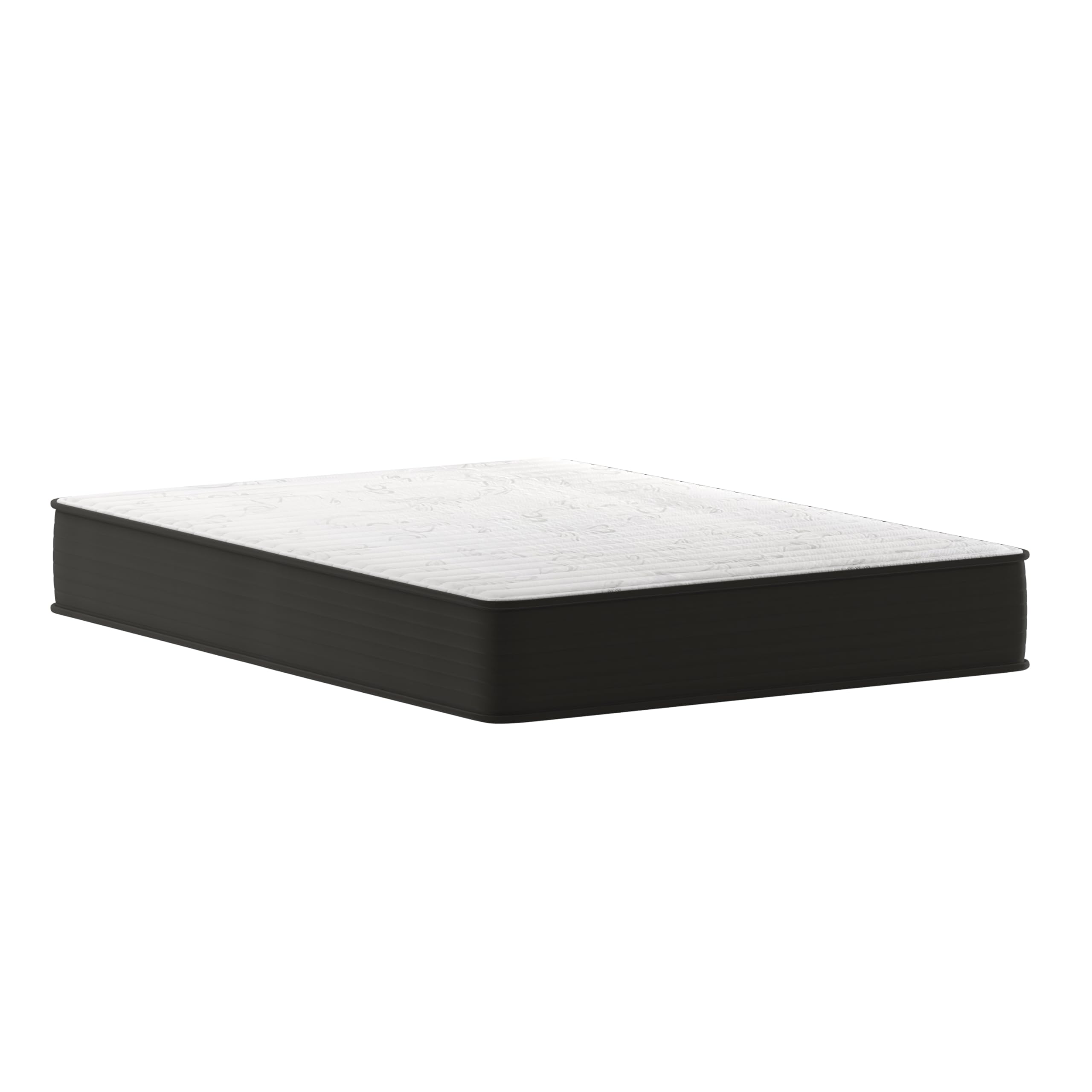 BizChair Dream 10" Hybrid Spring and Foam Mattress in a Box, High Density Foam and Spring Hybrid Mattress for Pressure Relief, Full