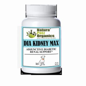 Organic Pet Systems Dia Kidney Max Capsules* Adjunctive Diabetic Renal Support* Dogs and Cats