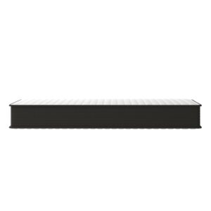 BizChair Dream 10 Inch Hybrid Mattress in a Box, High Density Foam and Pocket Spring Mattress, CertiPur-US Certified Foam, King, White/Black