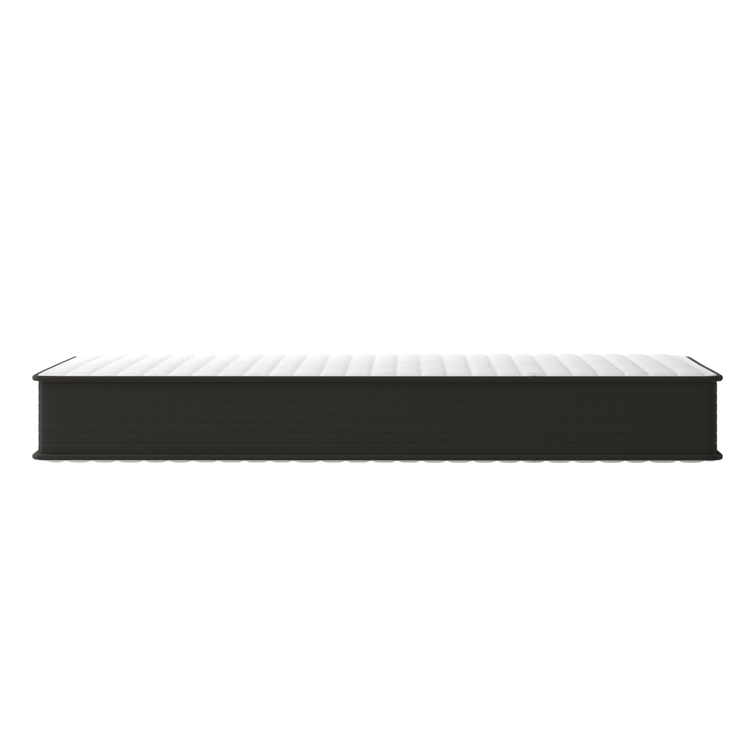 BizChair Dream 10 Inch Hybrid Mattress in a Box, High Density Foam and Pocket Spring Mattress, CertiPur-US Certified Foam, King, White/Black