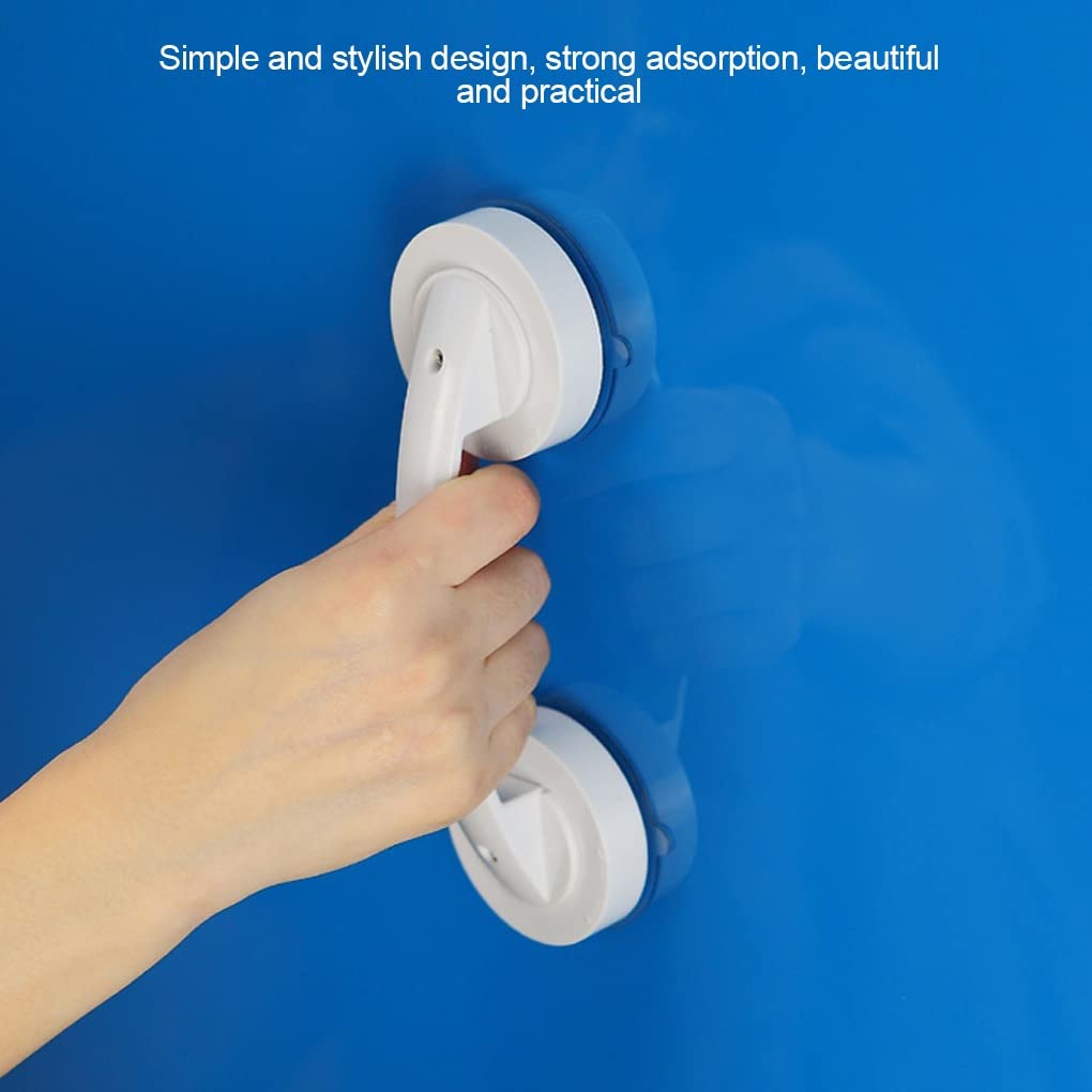 ALDEPO Grab Bars Bathtub Rails 90° Suction Cup Handle, Bathroom Handle, Refrigerator Grab, Shower Grab, Wall-Mounted Kitchen Door Handle Grab Rails