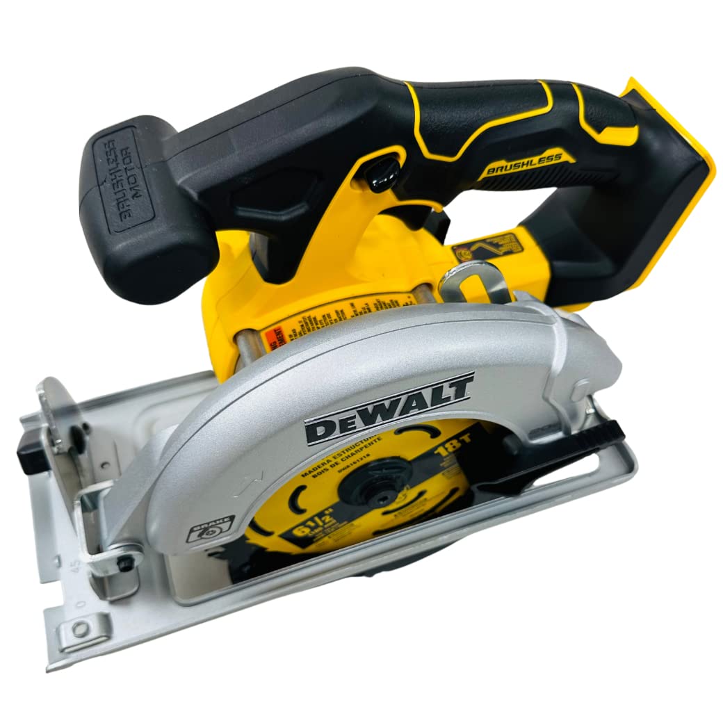 DeWalt DCS566 20V Cordless Brushless 6.5" Circular Saw (Tool Only) (Renewed)