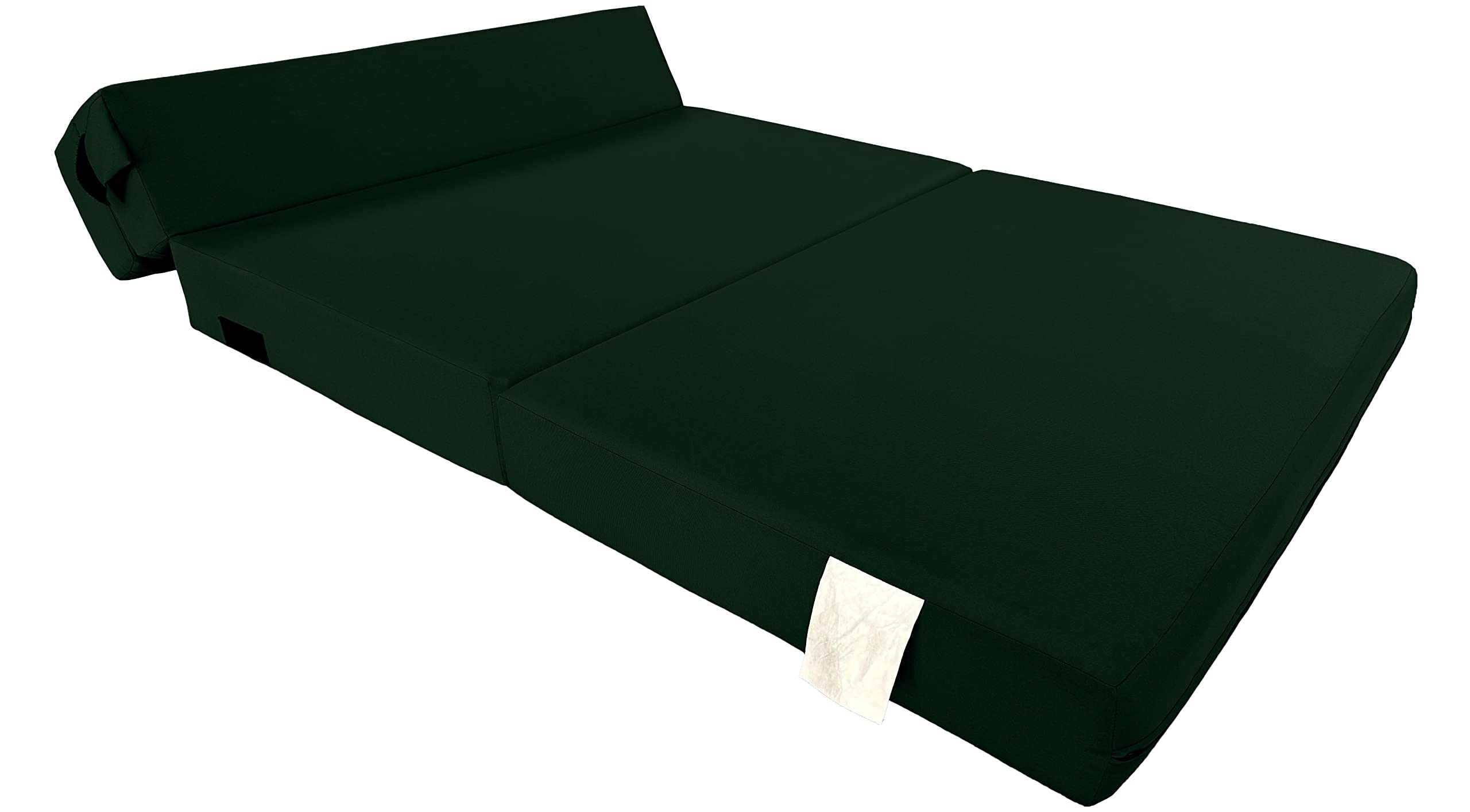 D&D Futon Furniture Portable Folding Bed Mattress, Studio Guest Beds, RV Mattresses, High Density Foam (Hunter Green, 6 x 48 x 80)