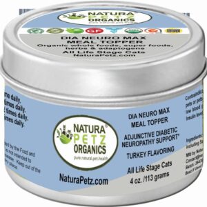 Organic Pet Systems Dia Neuro Max Meal Topper* Adjunctive Diabetic Neuropathy Support* for Dogs & Cats