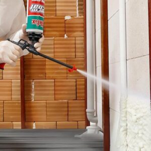 Akfix Dispensing Foam Gun - Spray Foam Applicator for Caulking, Professional Insulation for Window and Door | Foam&Cleaner NOT Included | 1 Pack