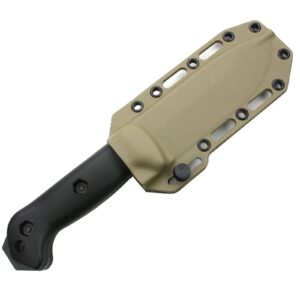 Kydex Sheath fits Ka-Bar Becker BK2 and BK22 with Tension Adjustment & Molle Compatible (FDE)