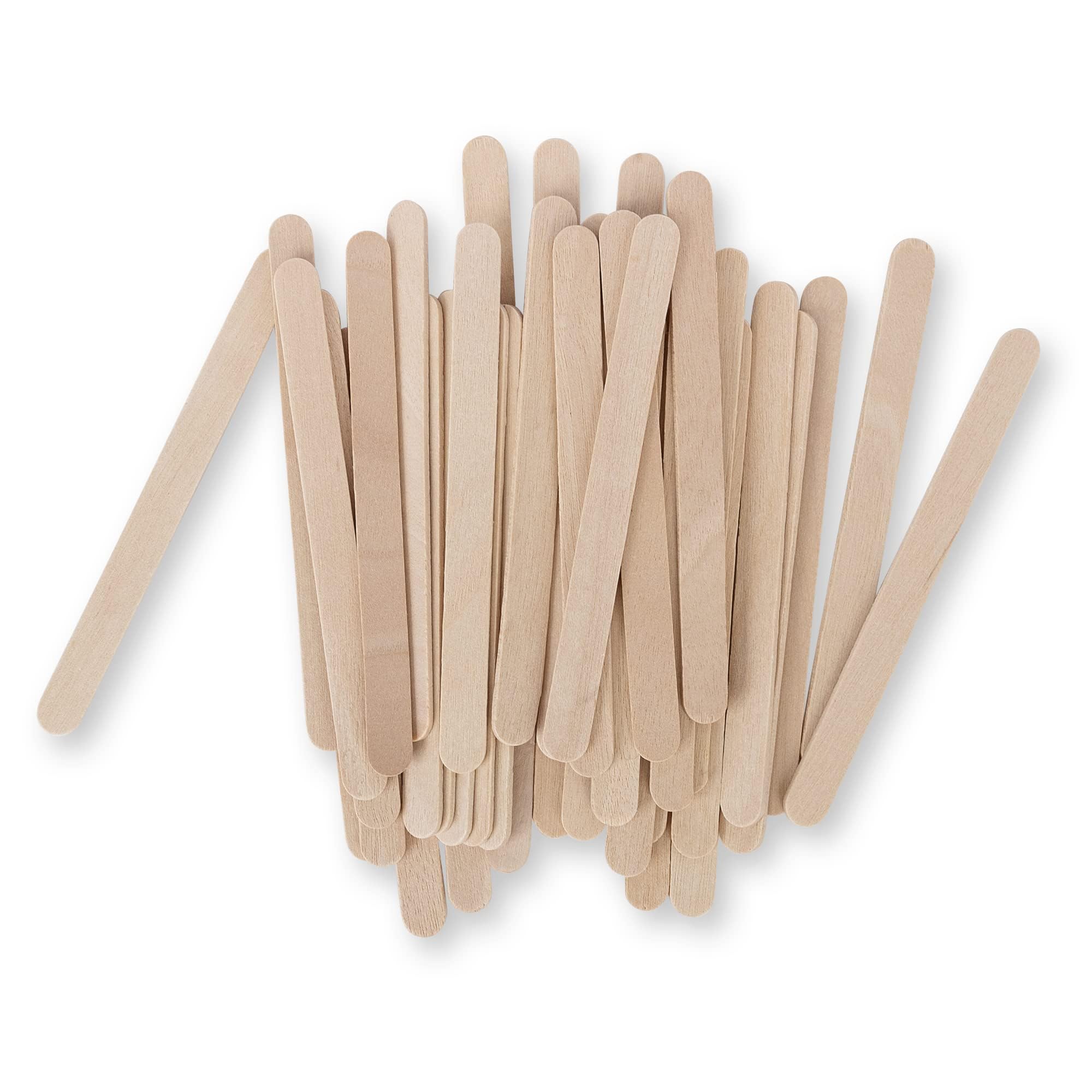 Darice 1000 Pcs Popsicle Stick, 4.5" Natural Wood Craft Sticks Supplies, Ice-Cream Stick Pop, Ages 3+