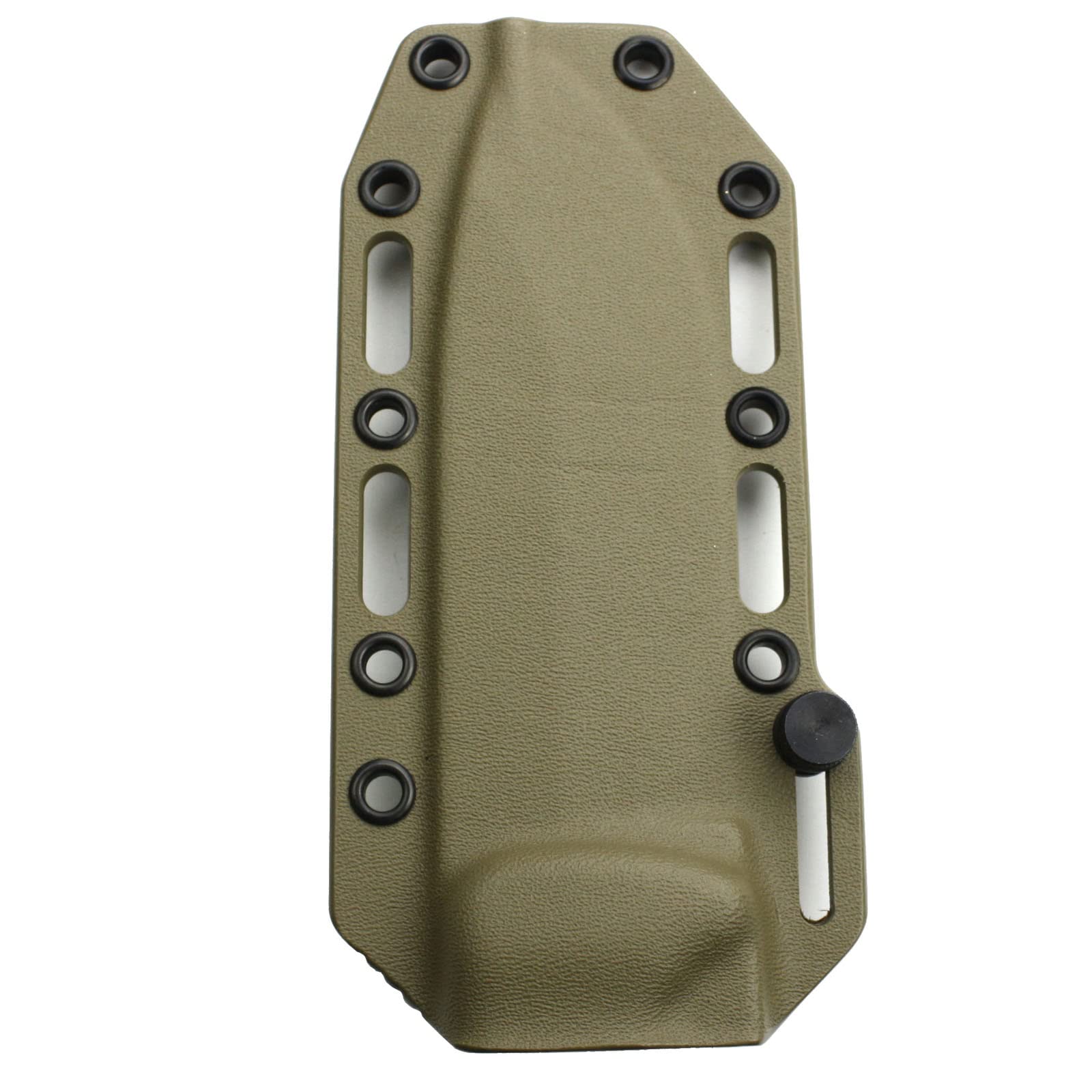 Kydex Sheath fits Ka-Bar Becker BK2 and BK22 with Tension Adjustment & Molle Compatible (FDE)