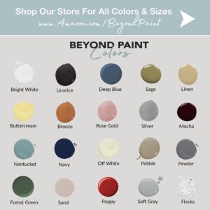 Beyond Paint All-in-One Refinishing Paint, No Sanding, Matte Finish for Cabinets, Countertops, Furniture and Doors, 1 Pint, Deep Blue