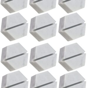 HelloPosh Marble hexagon place card holders | Escort card holders | Party favors | Photo display | Business card holder (12 Pack)