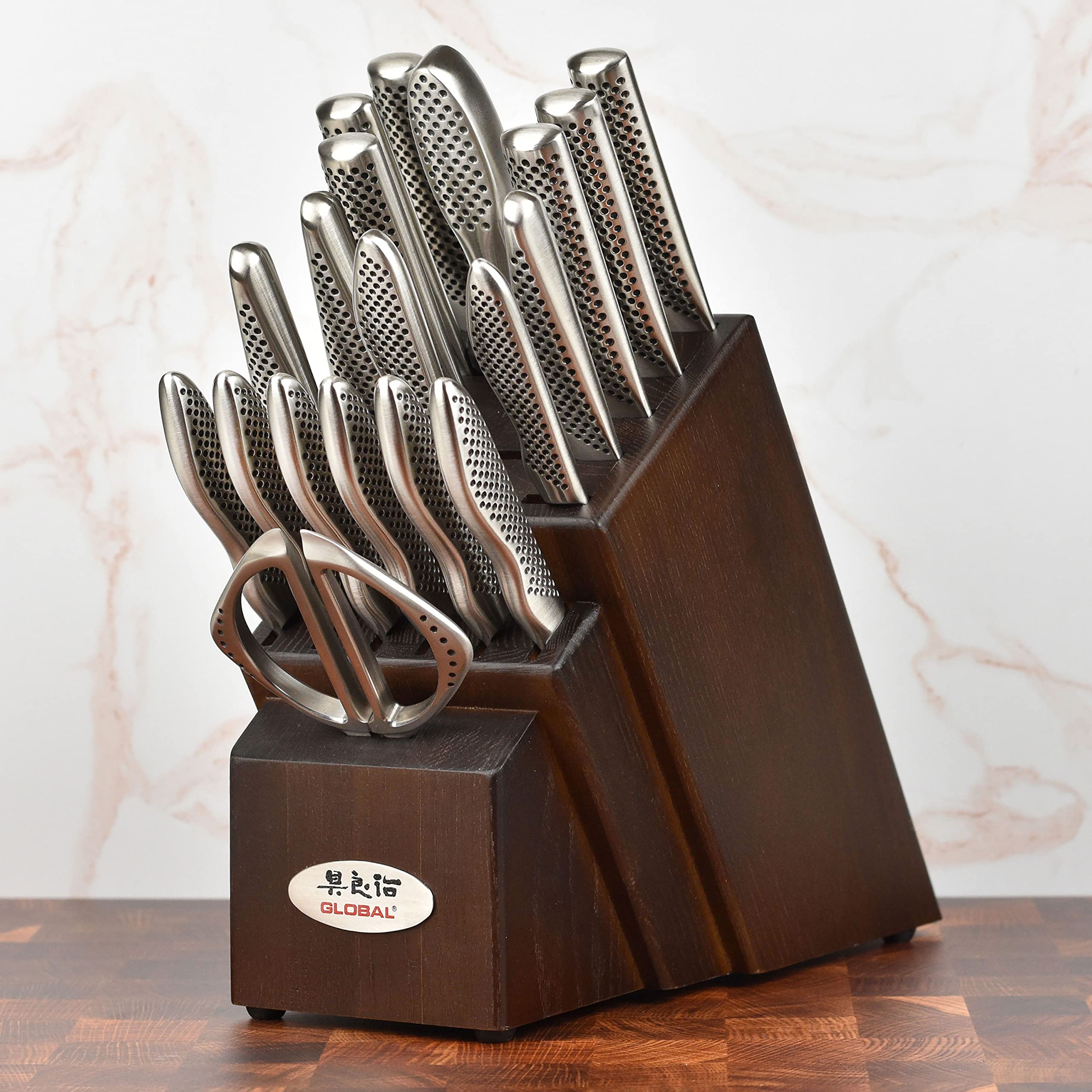 Global 20 Piece Knife Block Set