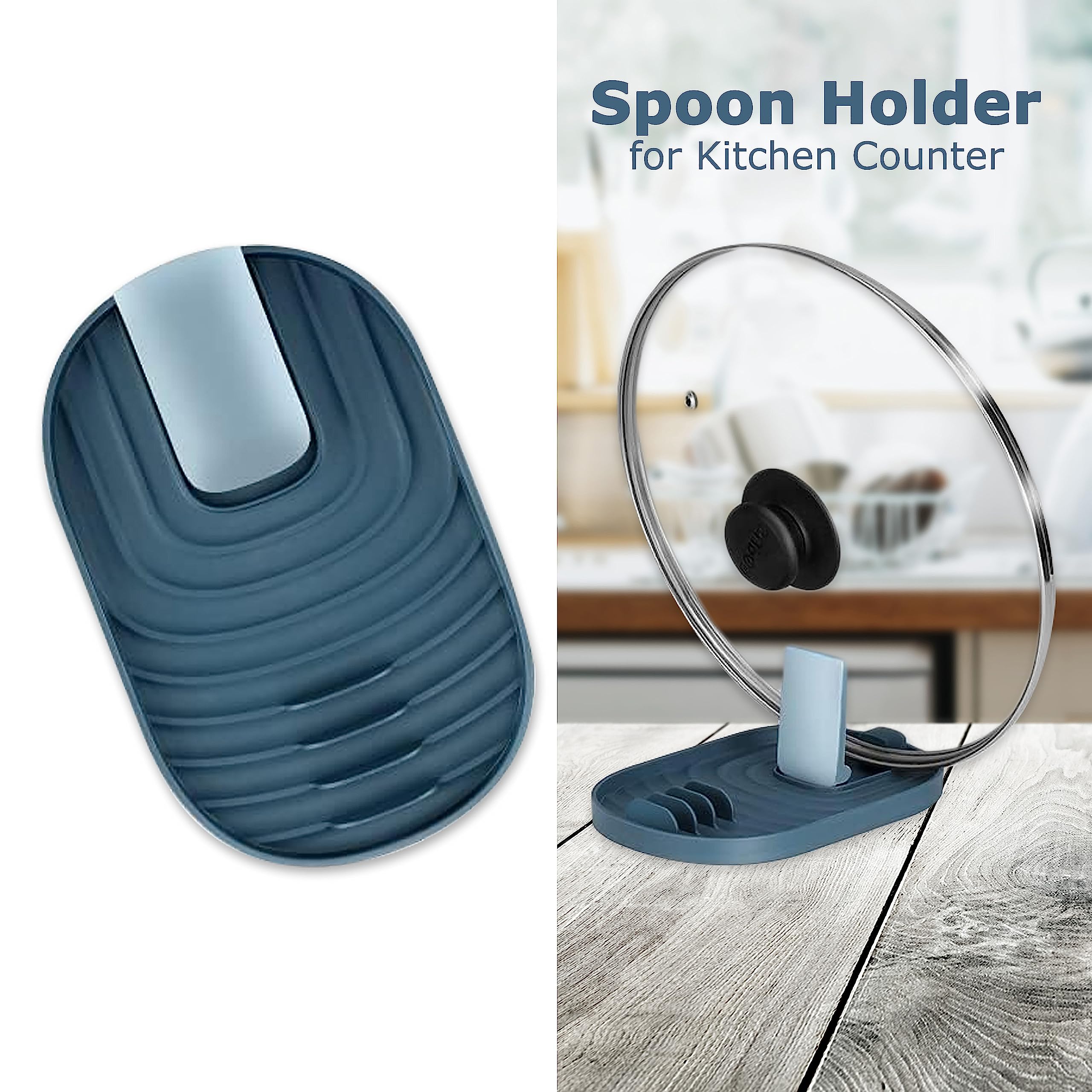 Spoon Holder For Kitchen Counter Keeps Cookware and Lid Within Easy Reach While Preparing Your Meals. stove Utensil Holder Practical Element To Maintain Hygiene and Organization.