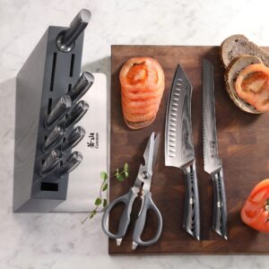 Cangshan NAKA Series X-7 Steel Forged HUA Knife Block Set (12-Piece)