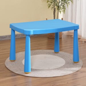 domi kids table,plastic children activity rectangular table for school,home,play,reading dining,kindergarten(enlarge size)