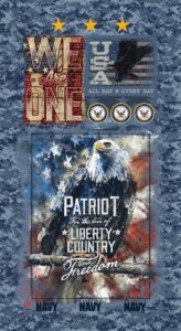 sykel enterprises united states navy cotton panel-us military navy eagle 100% cotton quilting panel by sykel