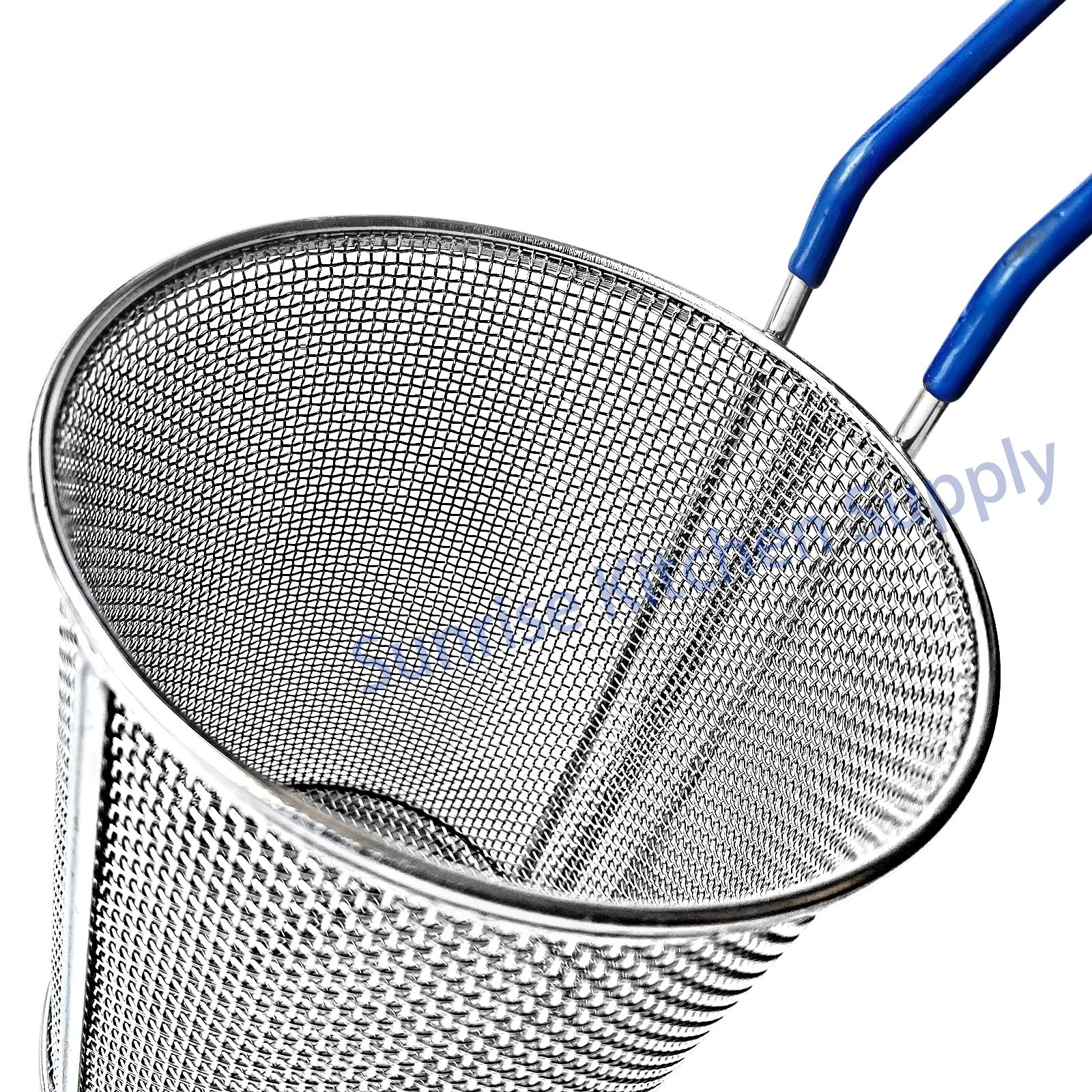 Sunrise Kitchen Supply Stainless Steel Pasta Boil Basket (2, 5" D x 9" H)