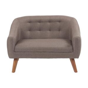 ECR4Kids Willa Loveseat, Kids Furniture, Raisin