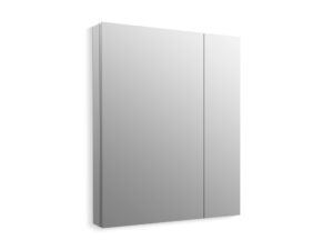 kohler k-28032-na verdera medicine cabinet with slow-close mirror doors & adjustable shelves, rectangular frame, 34" x 40"