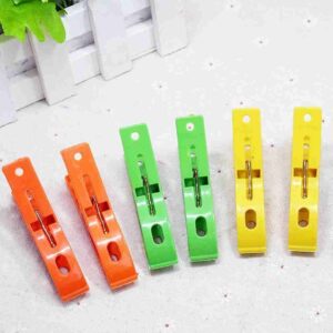 8 Pack Clothes Pins Beach Towel Clips Clothes Pegs Large Clips Clamps, Beach Towel Holder On Lounge Chairs Lawn Chair Keep Your Towel from Blowing Away Plastic Clothes Pegs Hanging Clip Clamps