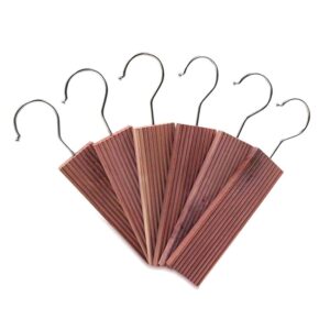 yayunxuan 5pcs cedar planks cedar blocks for clothes storage aromatic cedar hang ups hanger closet freshener clothes protection mustiness prevention