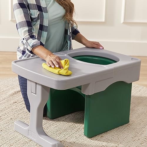 ECR4Kids Tri-Me Cube Chair Desk, Accessory for Cube Chair, Light Grey