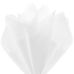 Hallmark Bulk White Tissue Paper (100 Sheets) for Birthdays, Christmas, Graduations, Gift Wrap, Crafts, DIY Paper Flowers, Tassel Garland, Gift Baskets