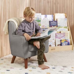 ECR4Kids Mila Arm Chair, Kids Furniture, Grey