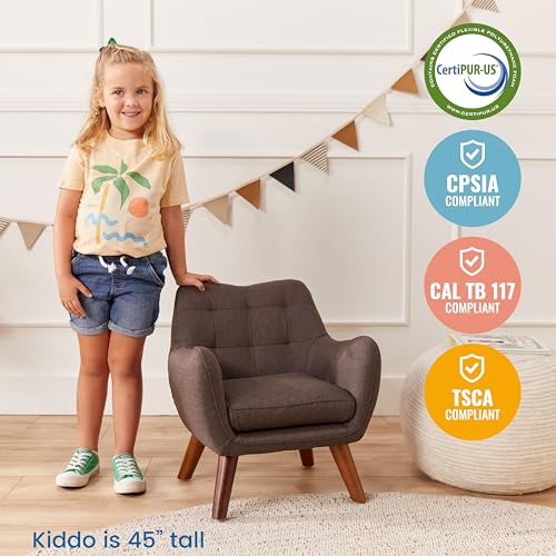 ECR4Kids Ava Arm Chair, Kids Furniture, Raisin