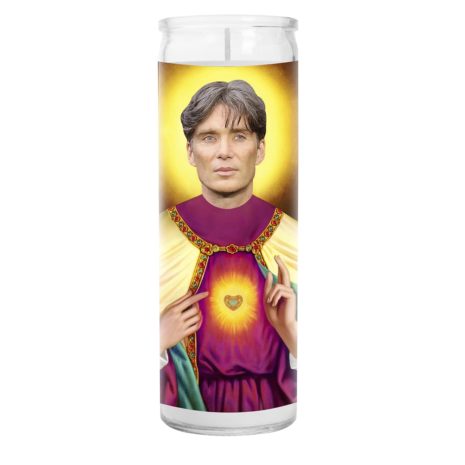 Cillian Celebrity Gift Candle - Saint Candles - Tommy Shelby Unique Candle - Handmade in USA - Celeb TV Show Movie Gift