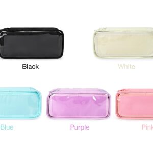 STEAMEDBUN Pencil Pouch for Teen Girls and Adult, Cute Aesthetic Pencil Case for School Office,Pencil Bag Ita Bag with Insert